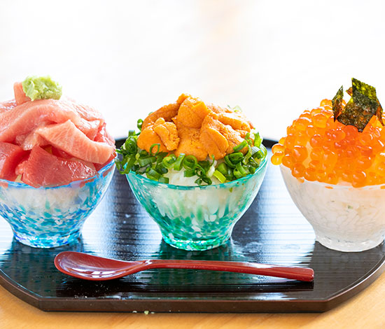 ウニとろイクラミニ丼セット